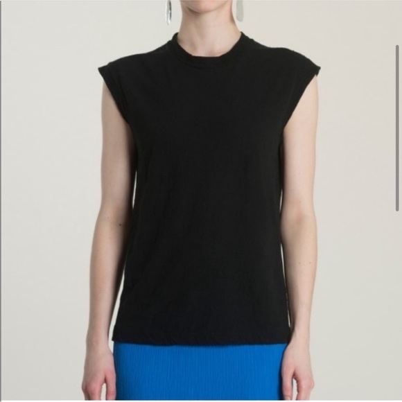 Simon Miller Kechi Tank Top Muscle Tee Off White Slub Pill Cotton Sz:4/XL - Picture 9 of 10